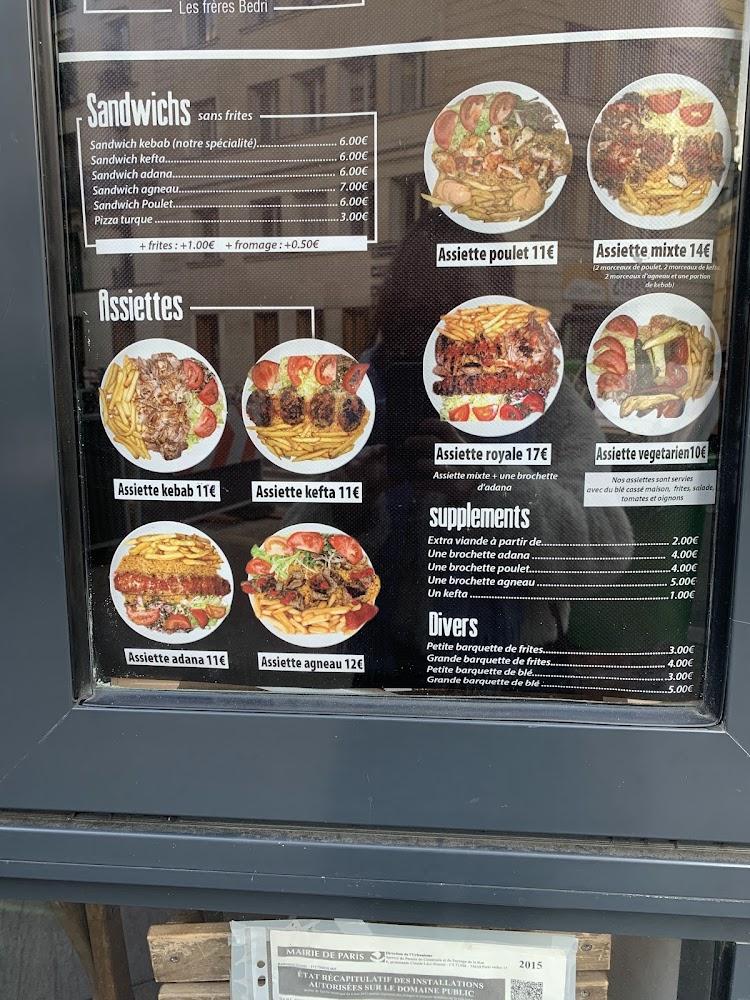 Les 4 Frères Bedri - Menu Image 4